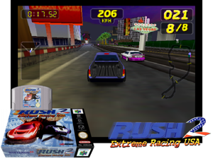 Rush 2 - Extreme Racing USA (Europe) (En,Fr,De,Es,It,Nl) Cover